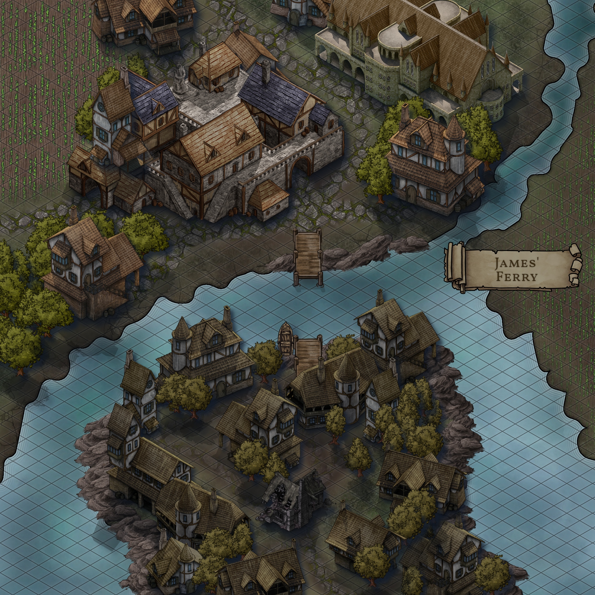 James' Ferry Map